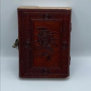 Handmade leather journal